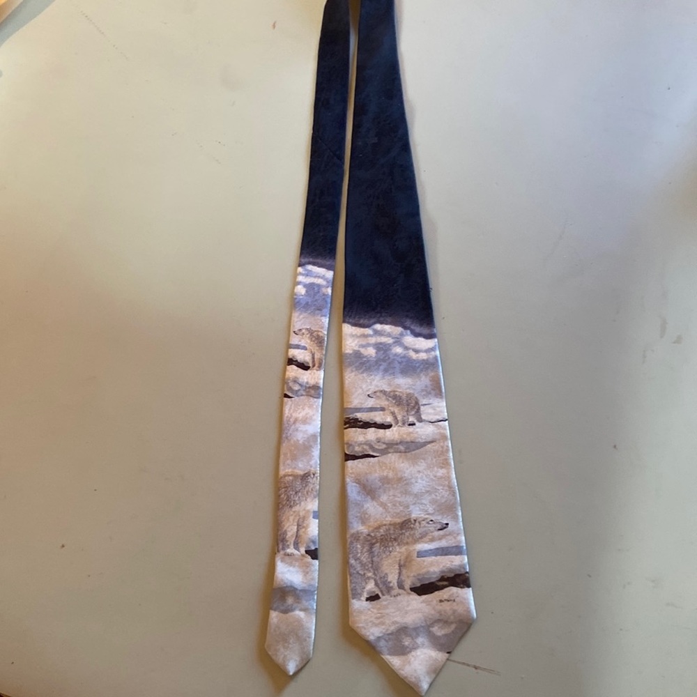 The Greenwich WorkshopEndangered Species Polar Bear By Bonnie Marris Tie
